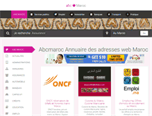 Tablet Screenshot of abcmaroc.com